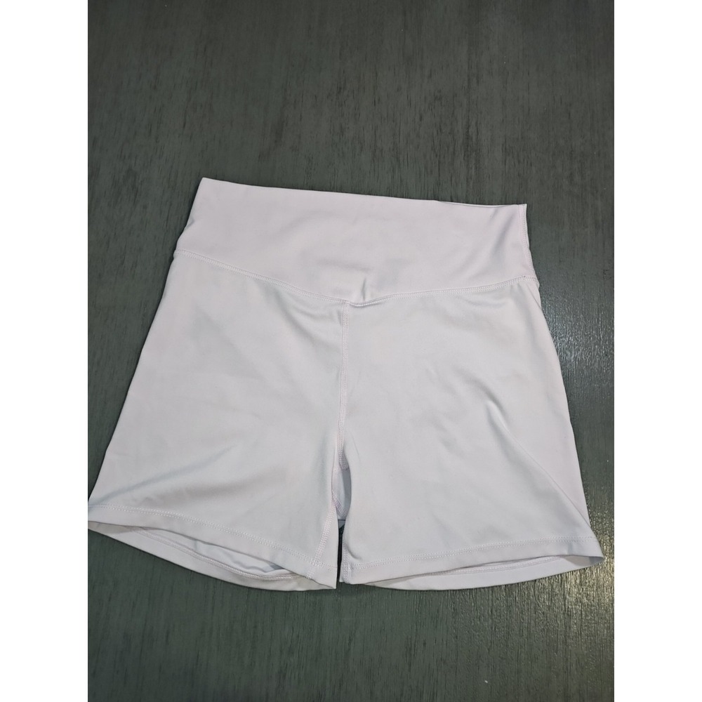 Playboy Woman's biker shorts,High Waisted,Pastel Pink,Size Large